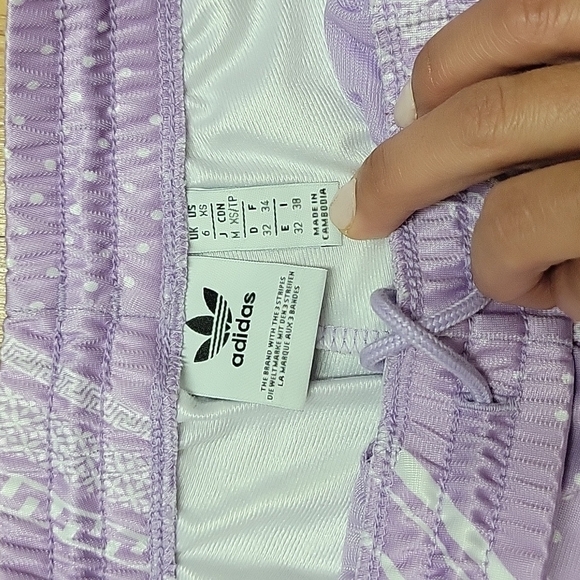 ADIDAS Superstar Track Pants- Purple Glow. Size XS - Picture 10 of 13